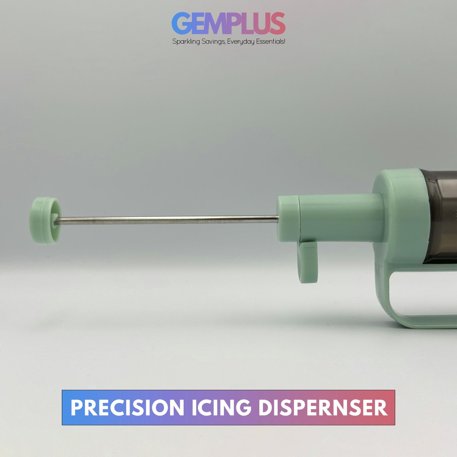 GEM+ | Cake Decor Piping Pen with 6pcs Nozzles/Tips - Premium Icing Decoration