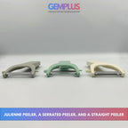 GEM+ | 3 PCS Premium Potato Vegetable  & Fruit Peeler Set Stainless Steel
