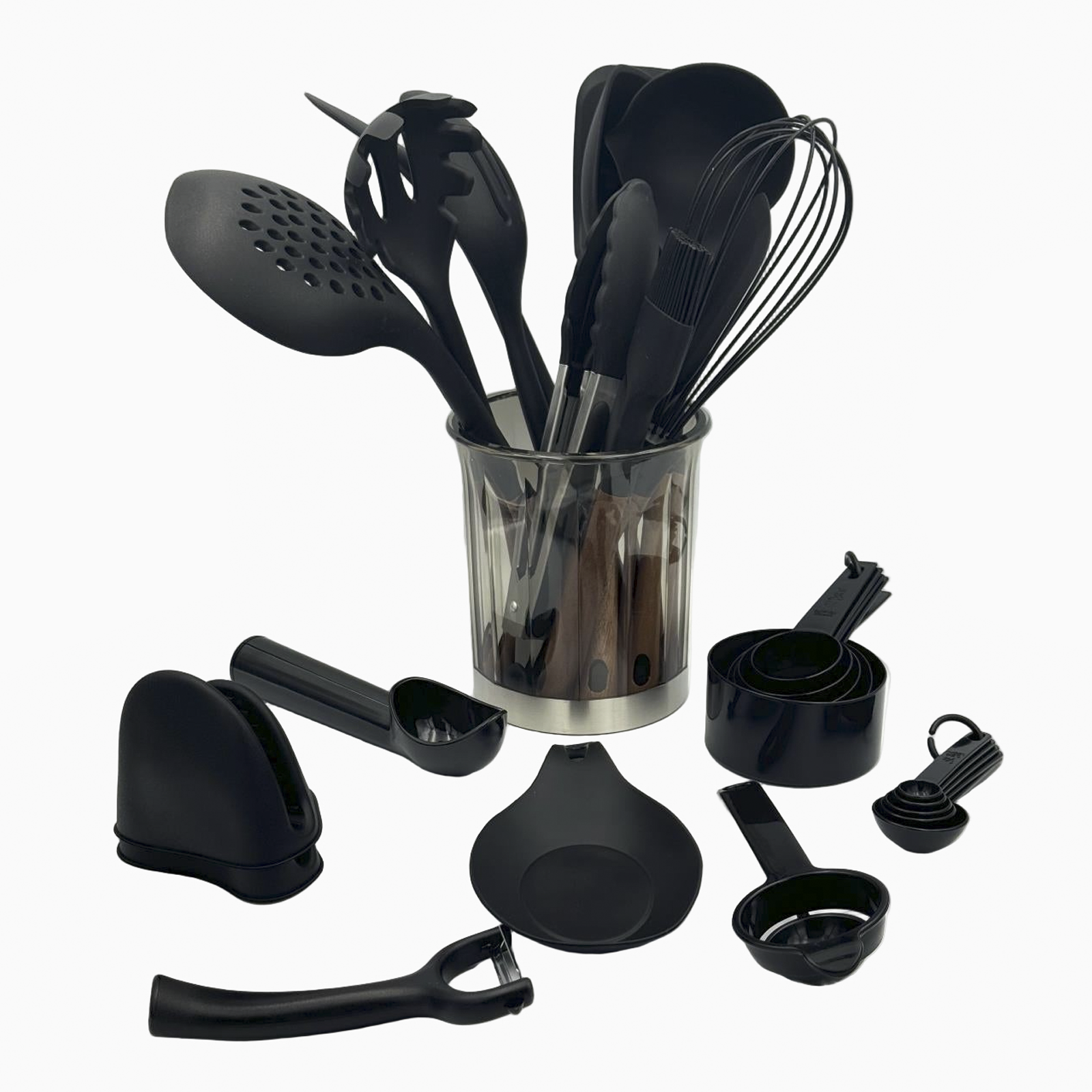 GEM+ | Premium 28-Piece Cooking & Baking Utensil Set Silicone Non-Stick BPA-FREE