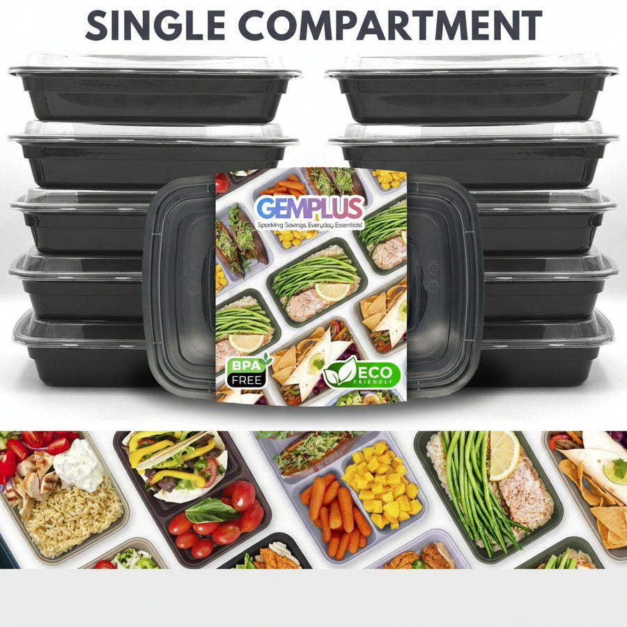 1L Meal Prep Containers with Lids