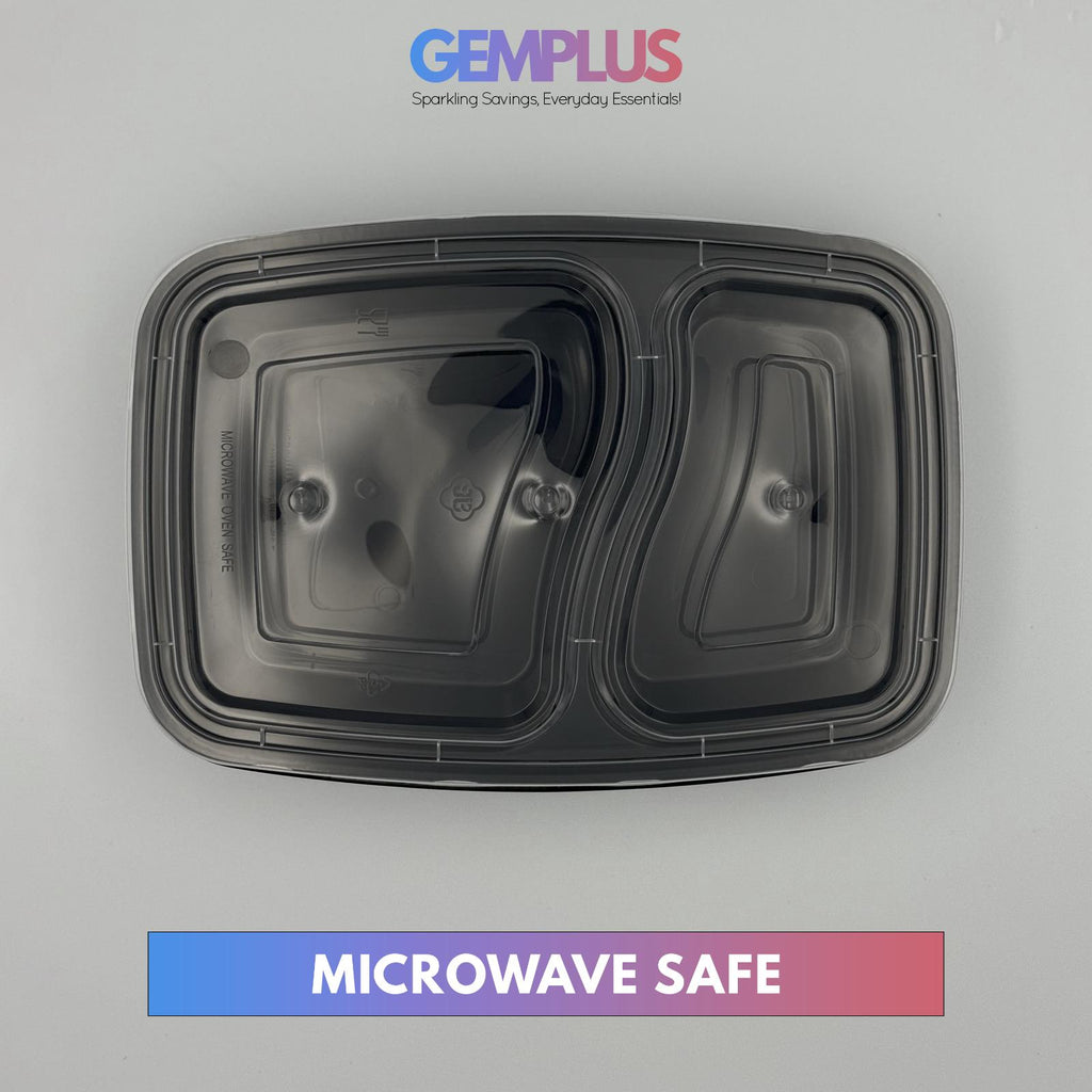 GEM+ | 20 x Meal Prep 750 ML Containers Plastic  Lunch Box Microwavable BPA Free