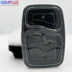 GEM+ | 20 x Meal Prep 750 ML Containers Plastic  Lunch Box Microwavable BPA Free