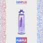 GEM+| 680ml Reusable Water Bottle with Straw BPA Leakproof Sports Gym Travel