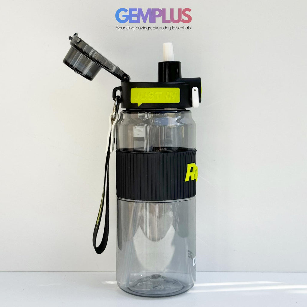 GEM+| 530 ML Reusable Water Bottle with Straw BPA Leakproof Sports Gym Travel