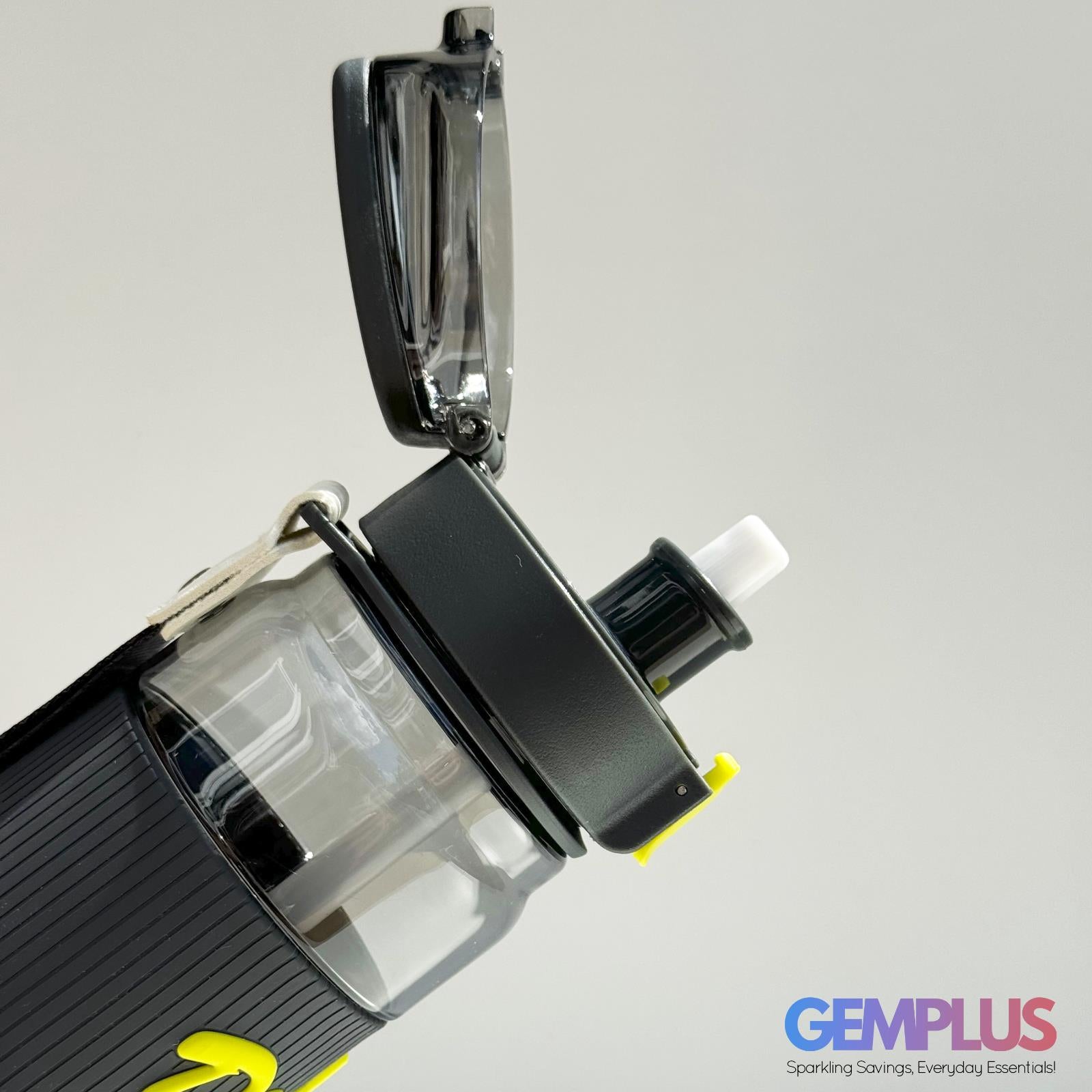 GEM+| 670 ML Reusable Water Bottle with Straw BPA Leakproof Sports Gym Travel