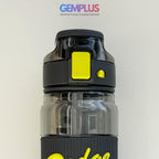 GEM+| 670 ML Reusable Water Bottle with Straw BPA Leakproof Sports Gym Travel