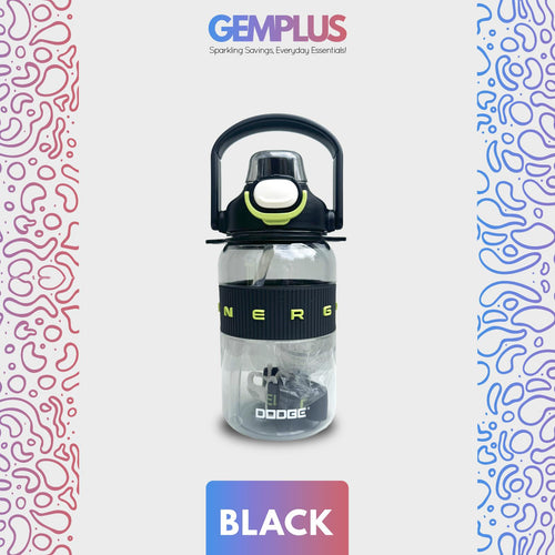 1.1L Reusable Water Bottle with Straw