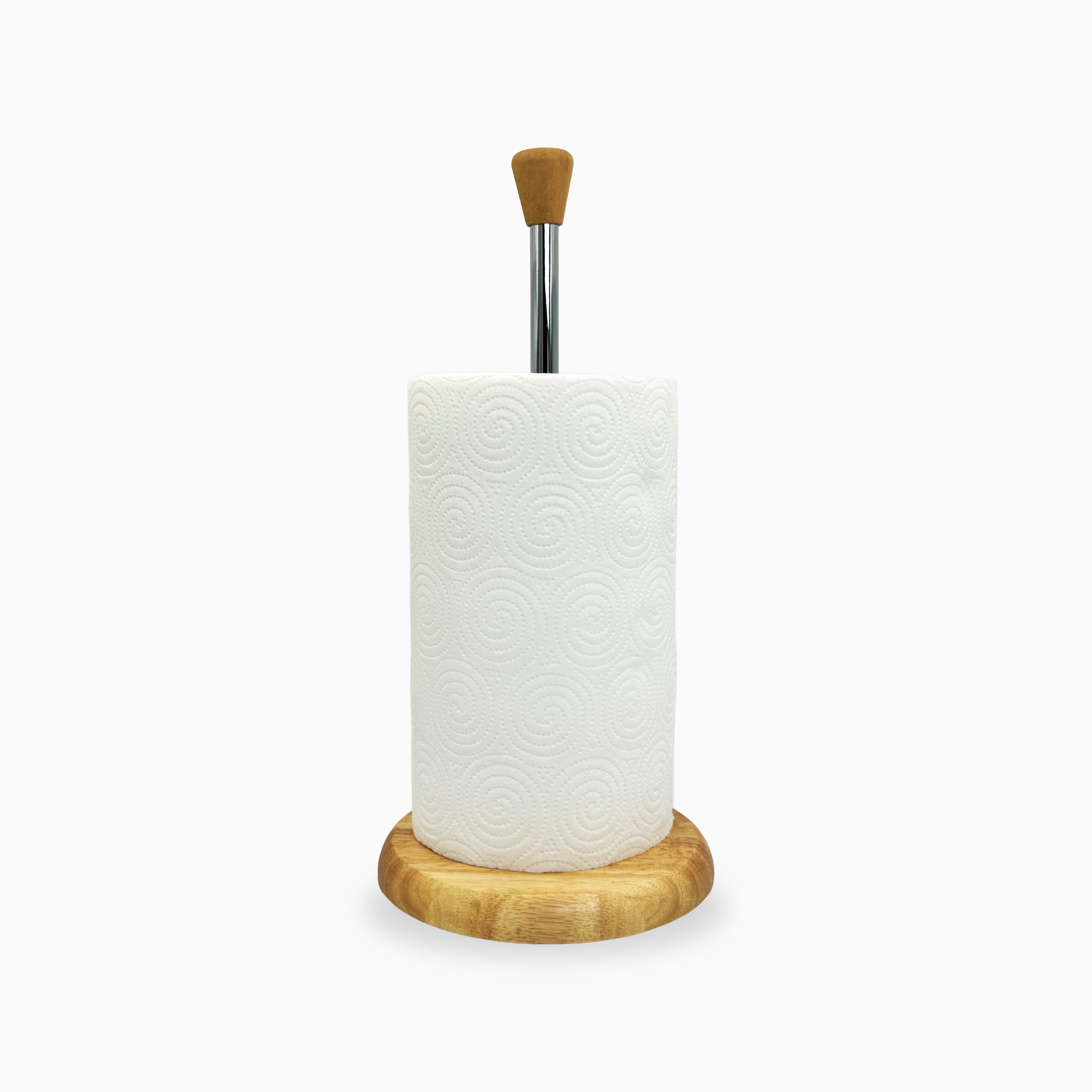 GEM+ | Eco-Friendly Wooden Kitchen Roll Holder – Stable, Stylish & Modern