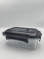 GEM+ | 3pc Borosilicate Glass Food Storage Container Set – Airtight, Leak-Proof & Durable