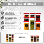 7-Piece Airtight Pantry Food Storage Containers