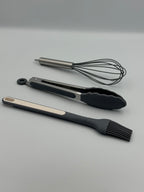 GEM+ | Premium 26-Piece Cooking & Baking Utensil Set Silicone Non-Stick BPA-FREE- Slate Grey