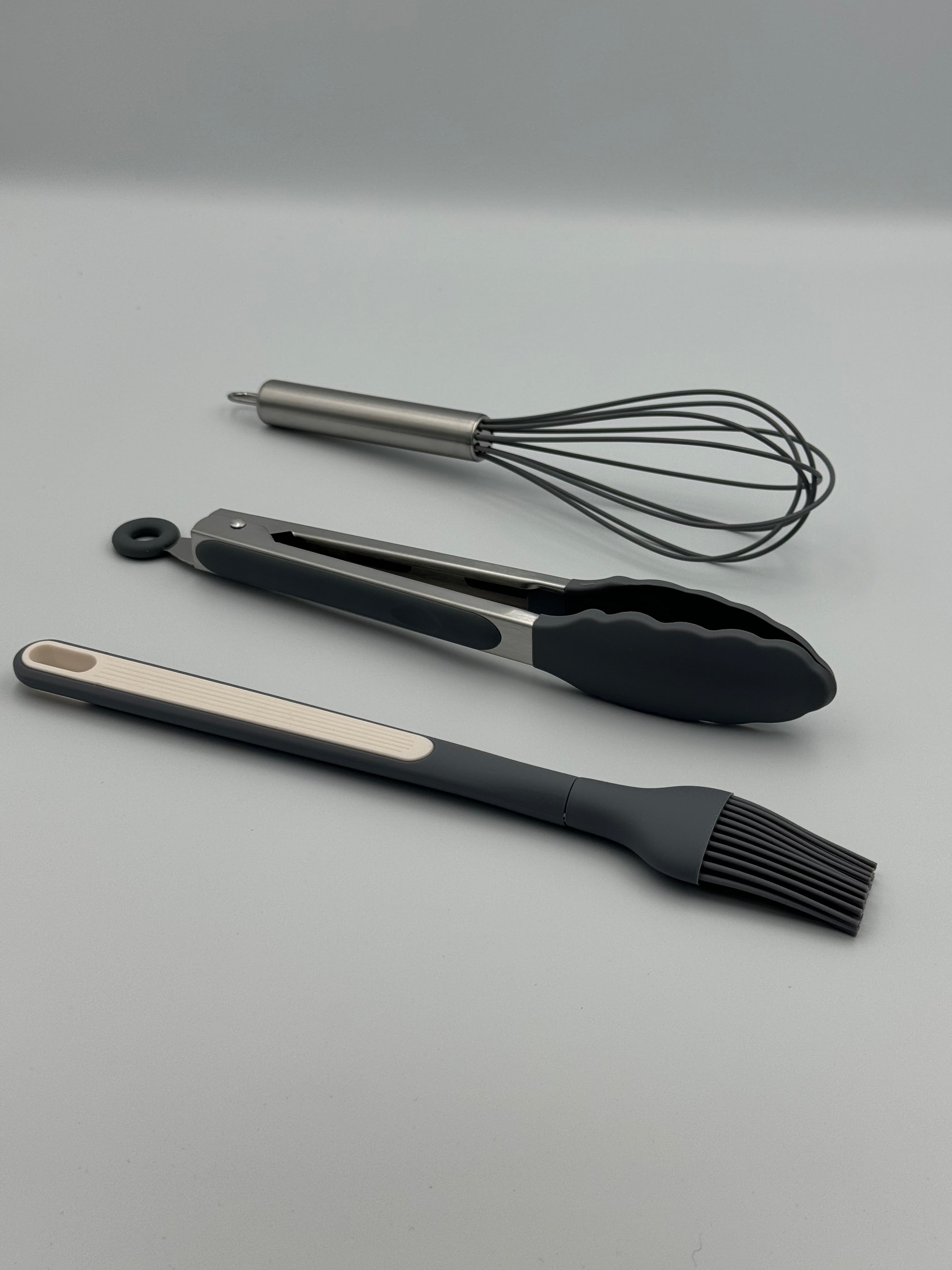 GEM+ | Premium 26-Piece Cooking & Baking Utensil Set Silicone Non-Stick BPA-FREE- Slate Grey