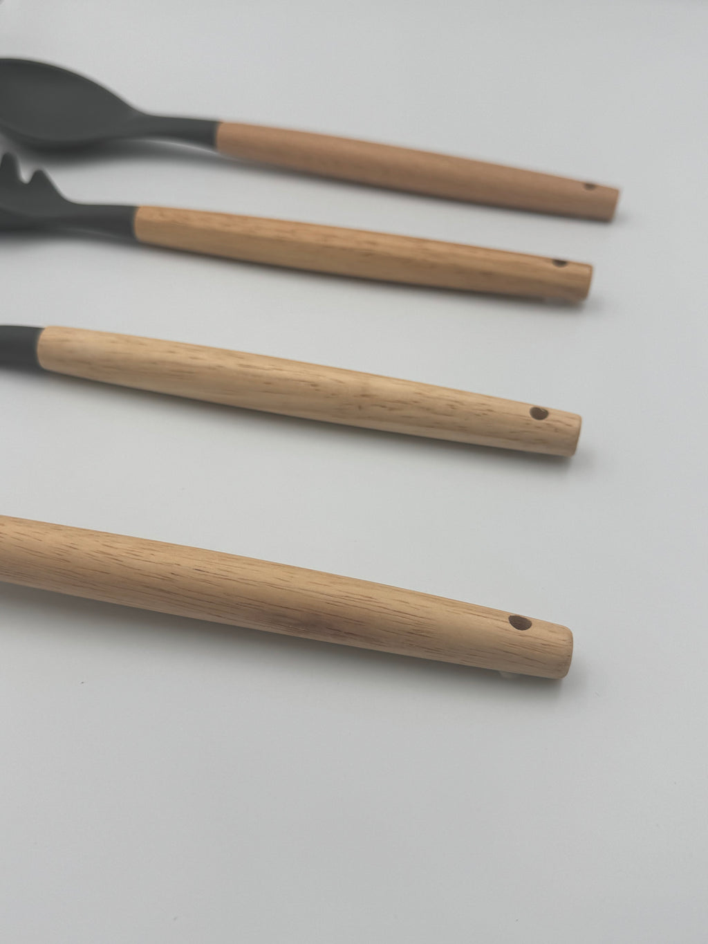 GEM+ | Premium 12-Piece Cooking & Baking Utensil Set Silicone Non-Stick BPA-FREE- Grey