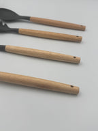 GEM+ | Premium 12-Piece Cooking & Baking Utensil Set Silicone Non-Stick BPA-FREE- Grey