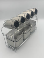 GEM+ | Silver 9pc Spice Jar & Shakers Set