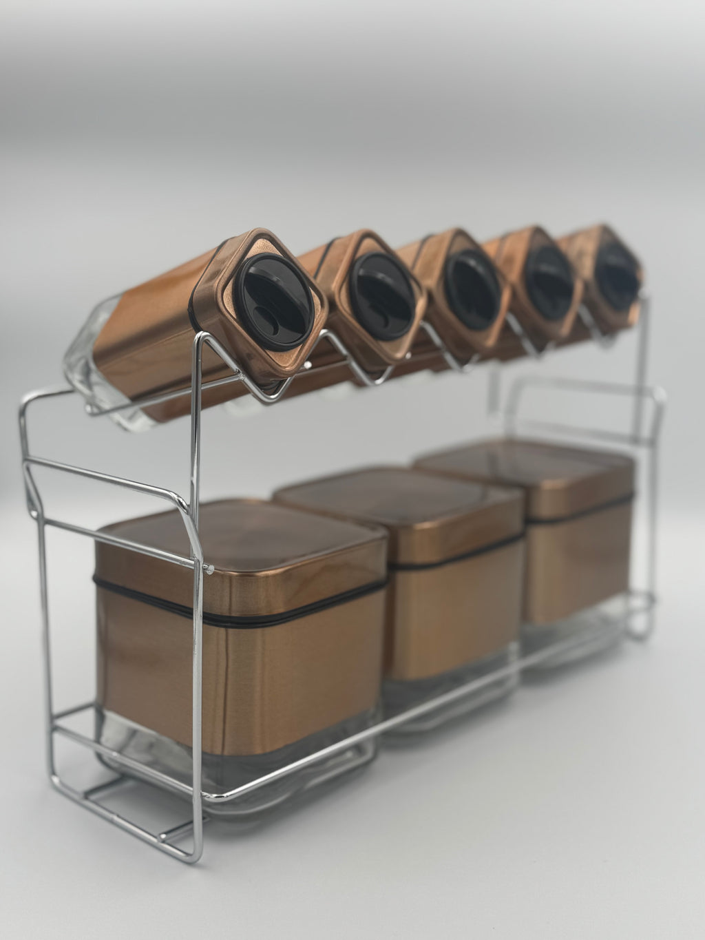 GEM+ | Bronze 9pc Spice Jar & Shakers Set