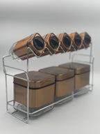 GEM+ | Bronze 9pc Spice Jar & Shakers Set