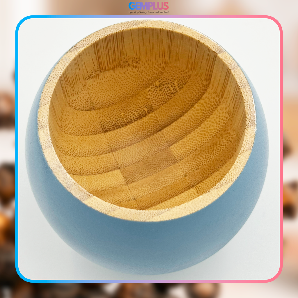 GEM+ | Bamboo Wood Mortar and Pestle Set