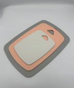 GEM+ | Premium 3 Pcs Color-Coded Chopping Board Set - Durable PP Material - Apricot Edition