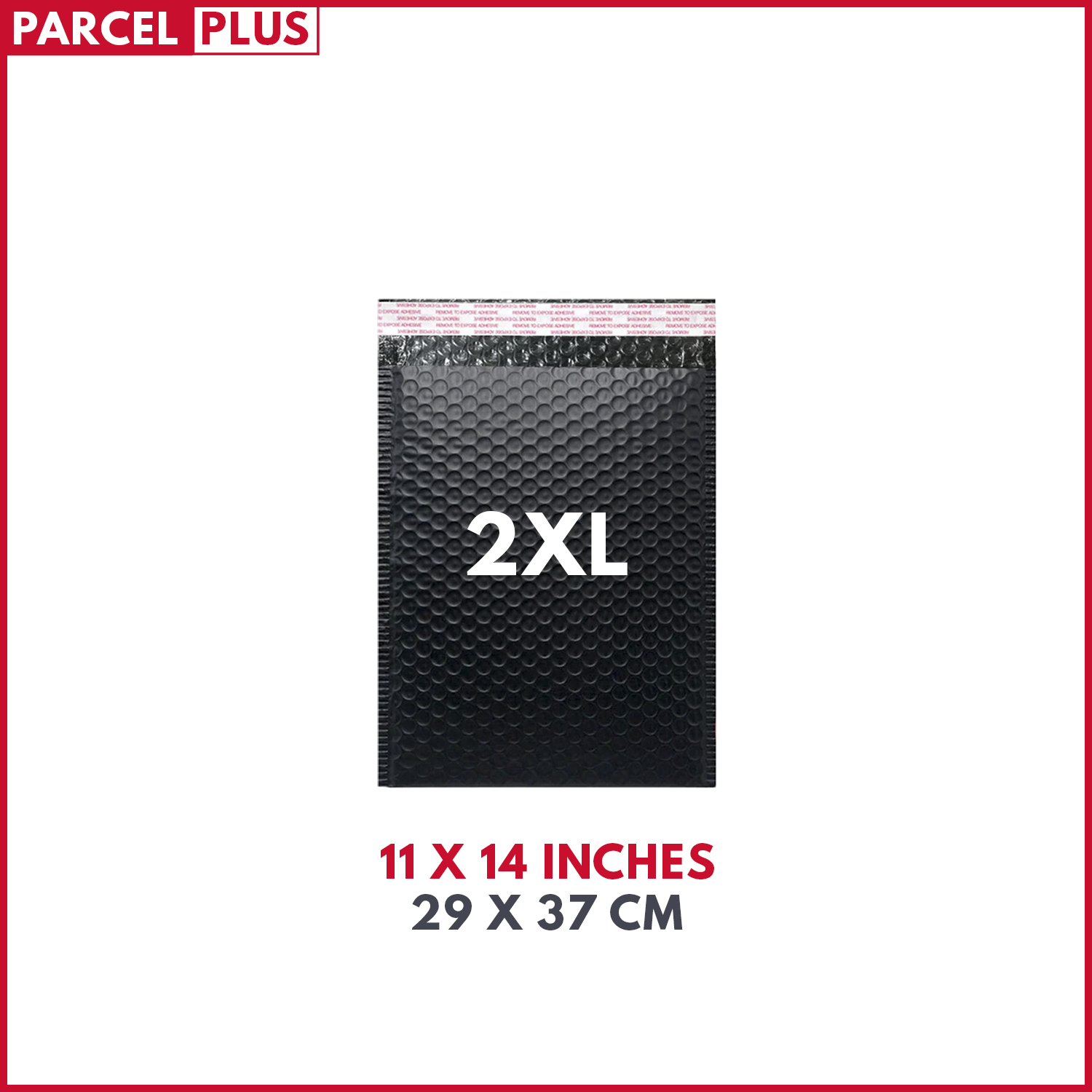 Parcel+ | Strong Large Black Bubble Padded Mailing Envelope Post Bags Postal