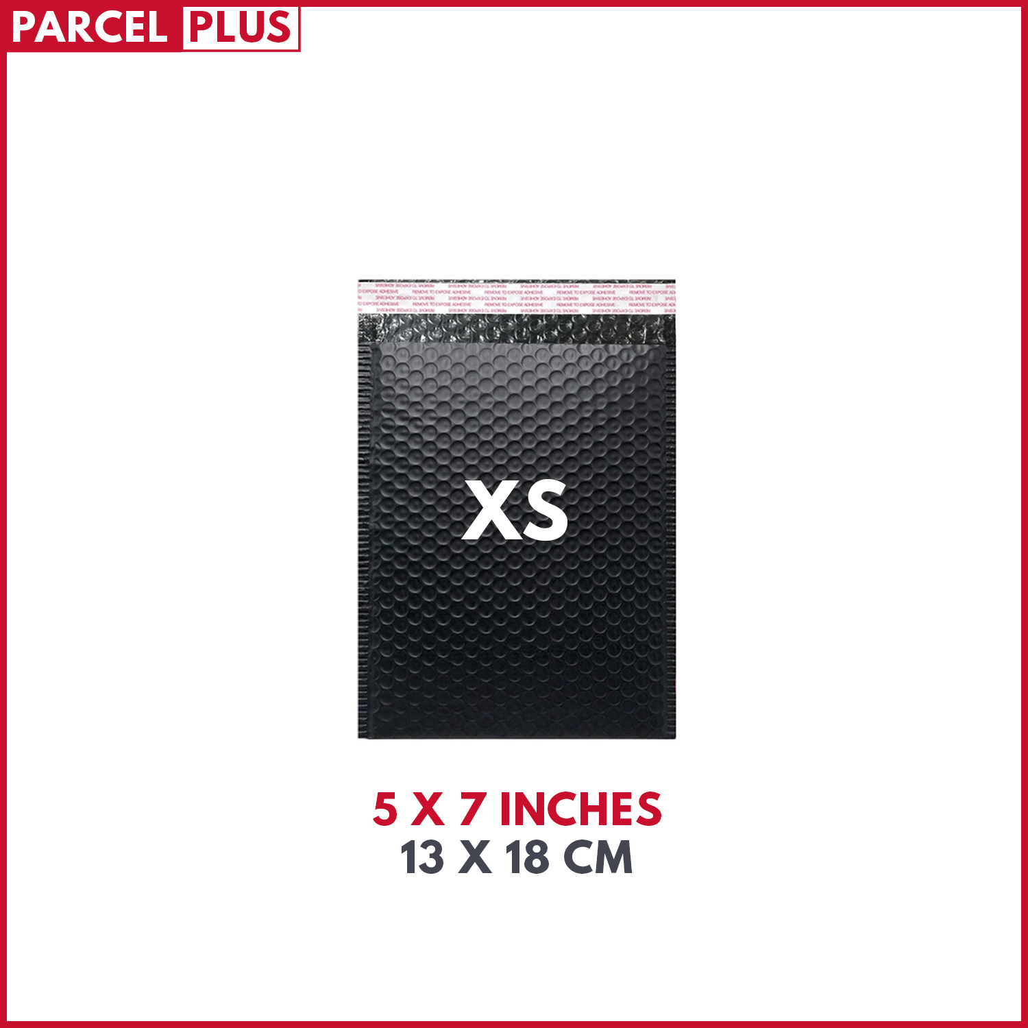 Parcel+ | Strong Small Black Bubble Padded Mailing Envelope Post Bags Postal