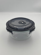 GEM+ | 3-Piece Glass Food Container Storage Set – BPA-Free Lock & Seal (Round)