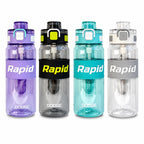 GEM+| 530 ML Reusable Water Bottle with Straw BPA Leakproof Sports Gym Travel
