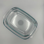 GEM+ | 3pc Rectangular Borosilicate Glass Baking Dish Set