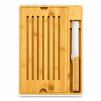 GEM+ | Bamboo Breadboard Set | Removable Slatted Tray | Eco-Friendly Kitchen