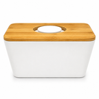 GEM+ | Bread Storage Bin Box with Eco Bamboo Cutting Board Lid Extra Large Space