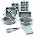 GEM+ | 11-Piece Non-Stick Silicone Baking Set with Utensils – Durable Versatile
