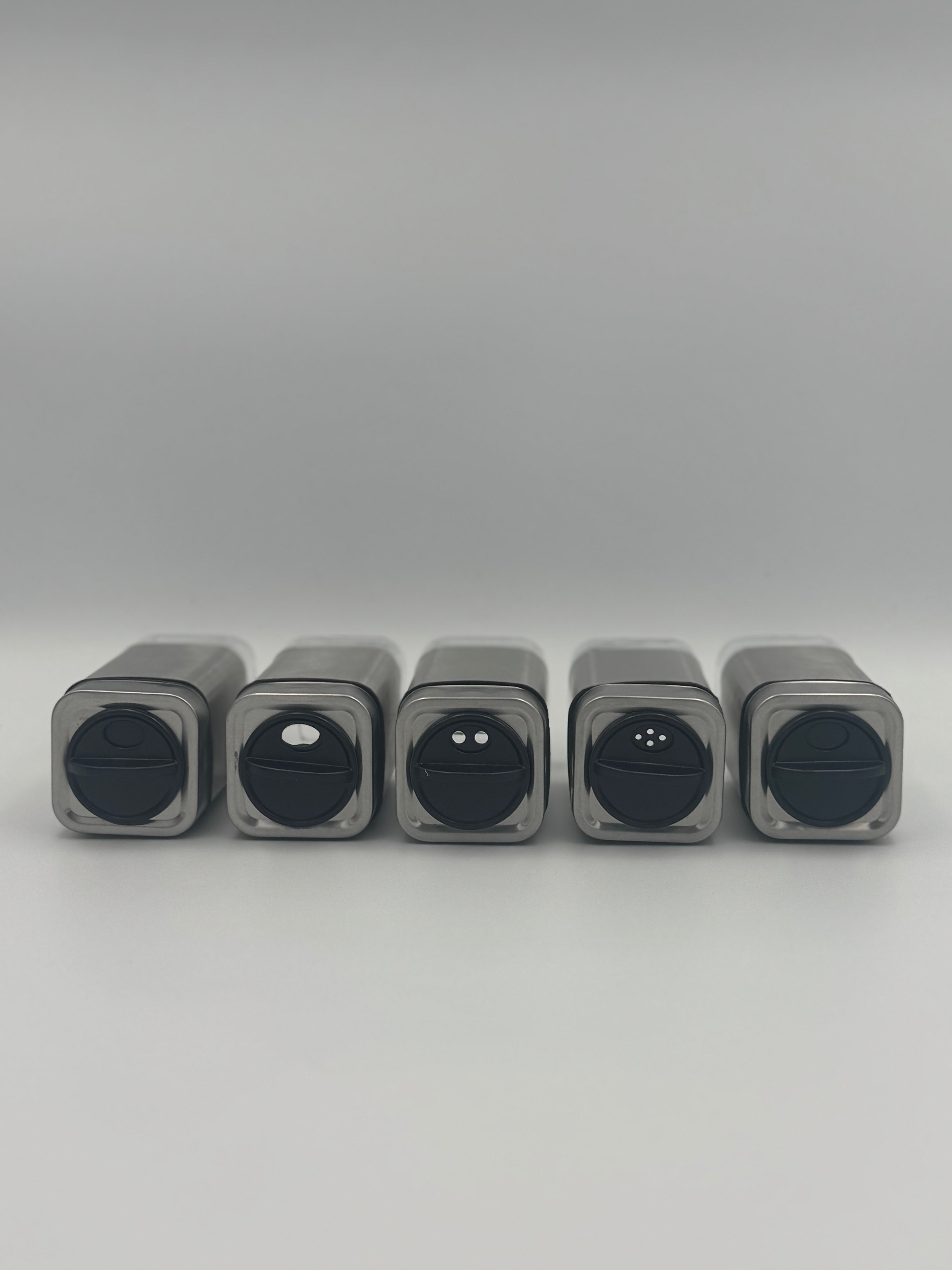 GEM+ | Silver 9pc Spice Jar & Shakers Set
