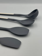 GEM+ | Premium 26-Piece Cooking & Baking Utensil Set Silicone Non-Stick BPA-FREE- Slate Grey