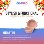 GEM+ | Collapsible Silicone Colander Set (2 Pieces) – Pastel Pink