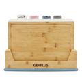 4 Bamboo Colour-Coded Chopping Boards, Blue