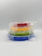 GEM+ | 4-Piece Collapsible Round Food Container Set – Space-Saving  BPA FREE