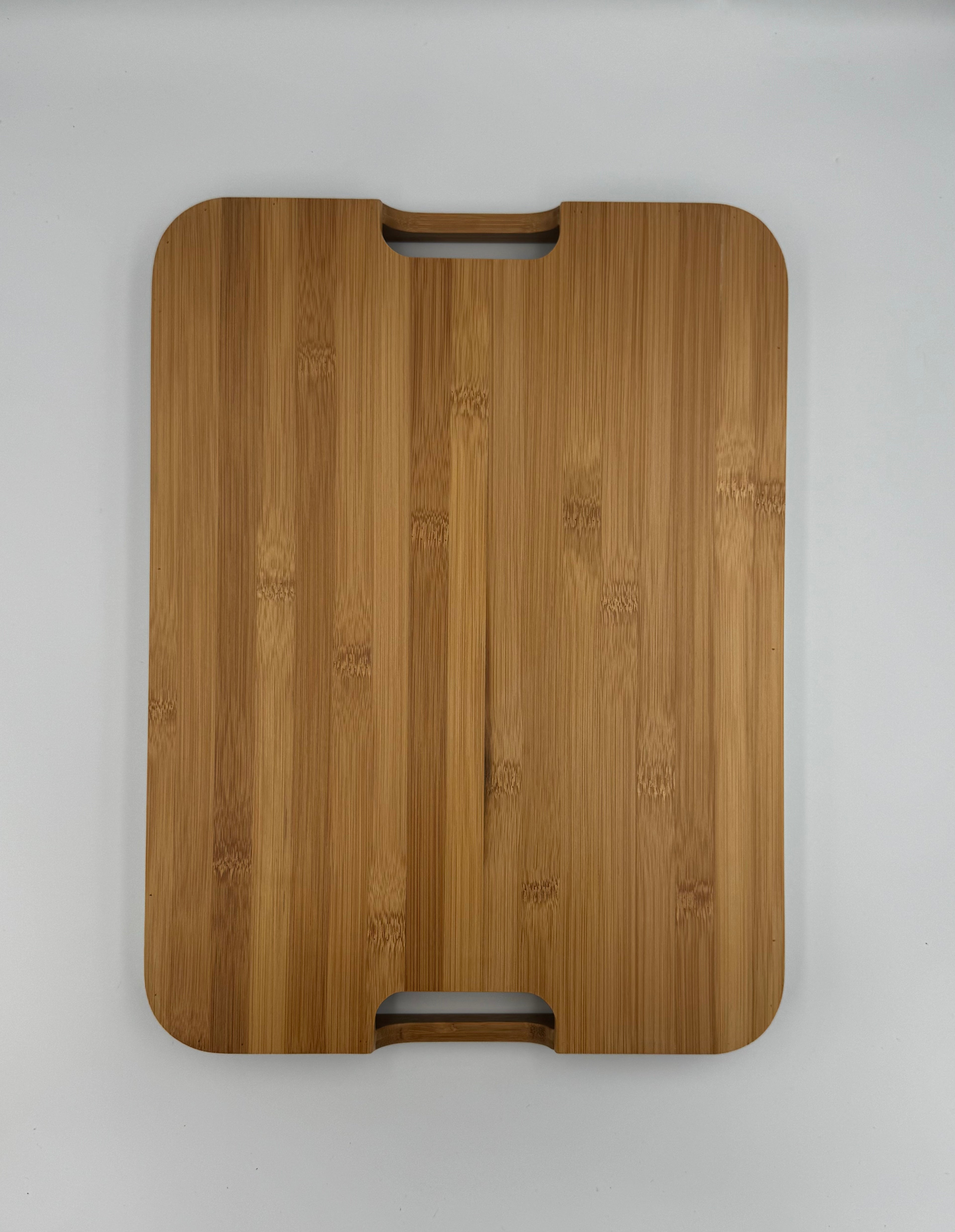 GEM+ | 2pcs Bamboo Serving Tray Set – Blue Trim | Nested Rectangular Trays | Eco-Friendly Kitchen