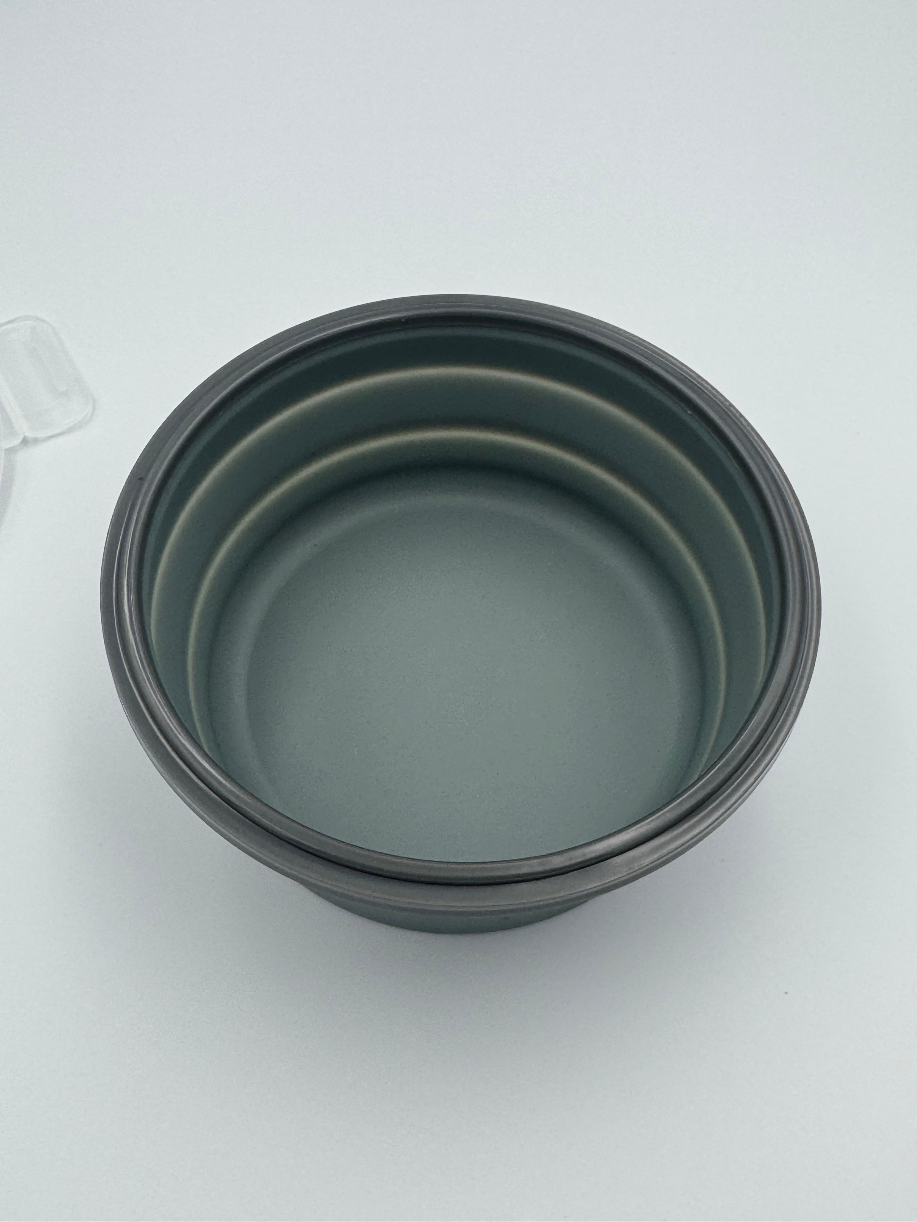 GEM+ | 4-Piece Collapsible Round Food Container Set – Space-Saving  BPA FREE - Olive