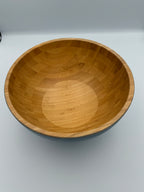 GEM+ | 2 Pcs - Premium Eco-Friendly Bamboo Salad Bowl Set - Blue