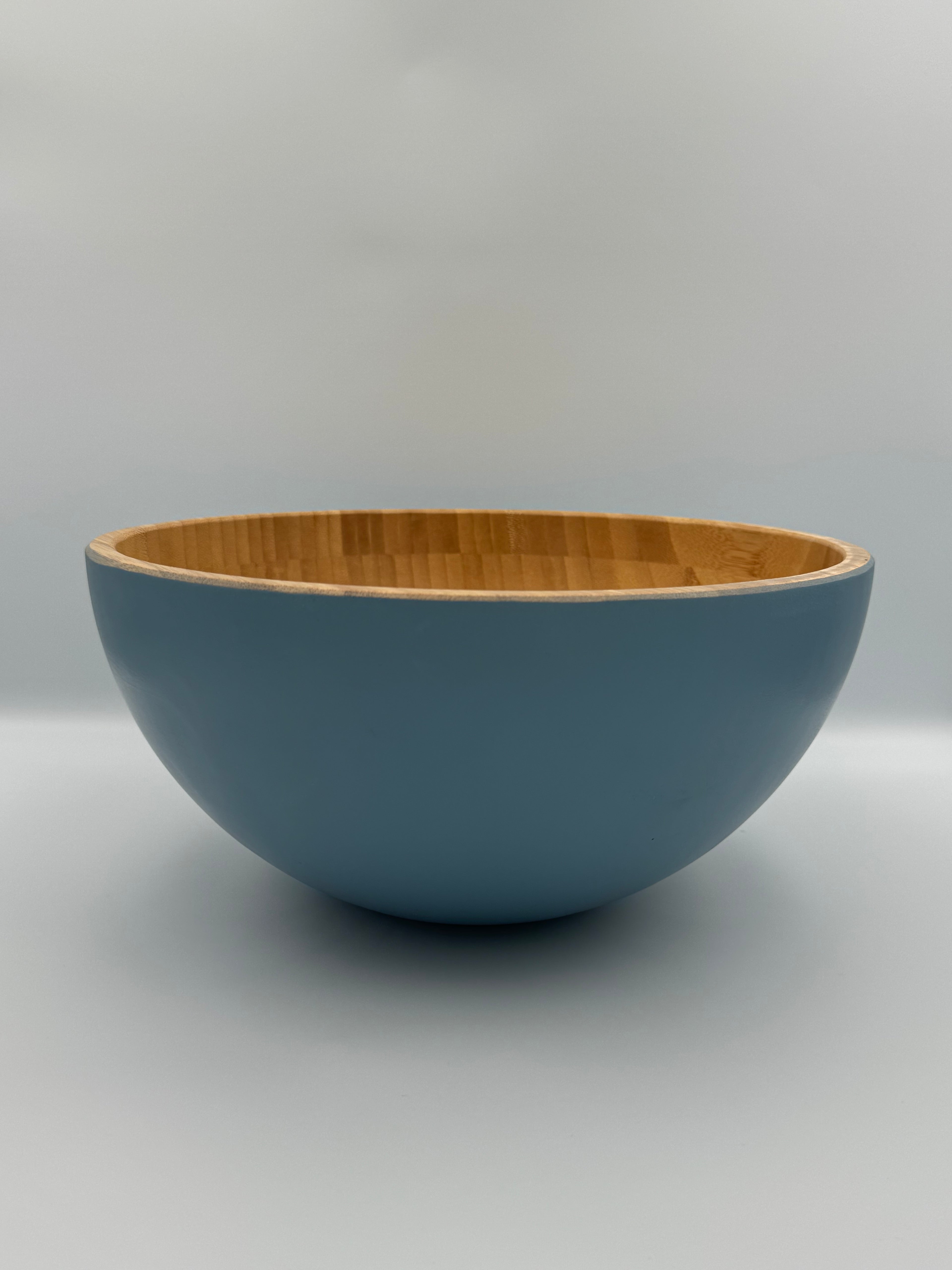 GEM+ | 2 Pcs - Premium Eco-Friendly Bamboo Salad Bowl Set - Blue