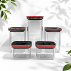 5-Piece Airtight Pantry Food Storage Containers