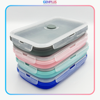 GEM+ | Collapsible Silicone Food Storage Container Set (4 Pieces)