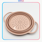 GEM+ | Collapsible Silicone Colander Set (2 Pieces) – Pastel Pink