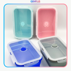 GEM+ | Collapsible Silicone Food Storage Container Set (4 Pieces)