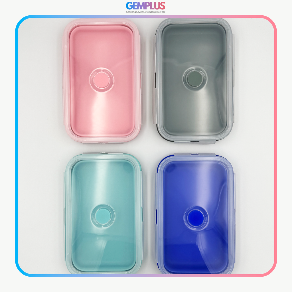 GEM+ | Collapsible Silicone Food Storage Container Set (4 Pieces)