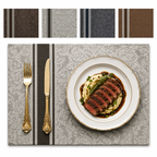 GEM+ | Premium 4/6 Piece Placemat Set Durable  Heat-Resistant Easy to Clean