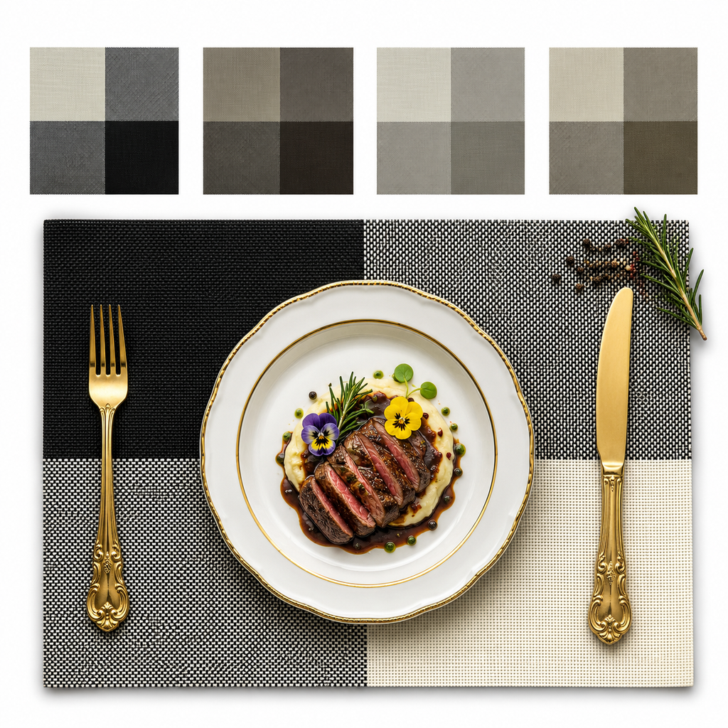 GEM+ | Premium  4/6-Piece Placemat Set – Durable, Heat-Resistant, Easy to Clean