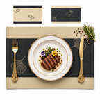 GEM+ | Premium 4/6-Piece Placemat Set Durable Heat Resistant Easy to Clean