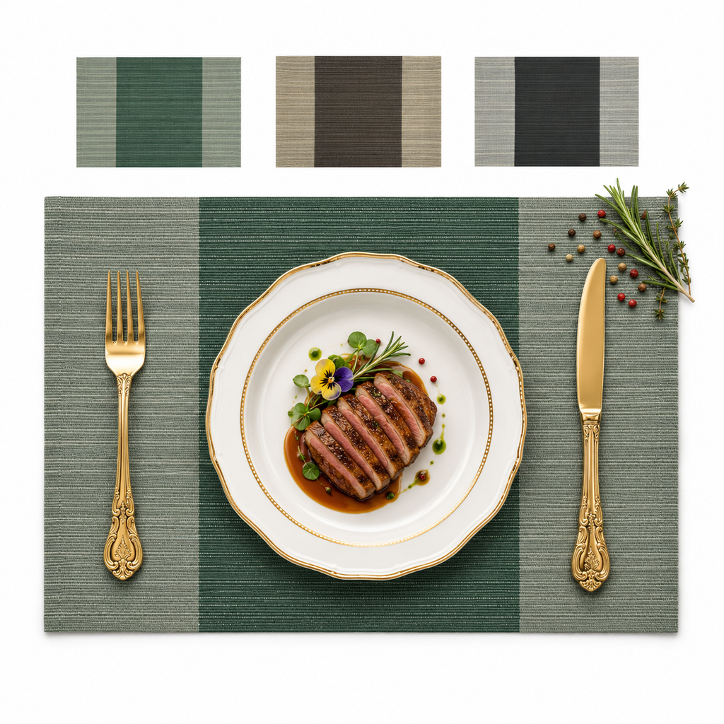 GEM+ | Premium 4/6-Piece Placemat Set – Durable Heat Resistant Easy to Clean