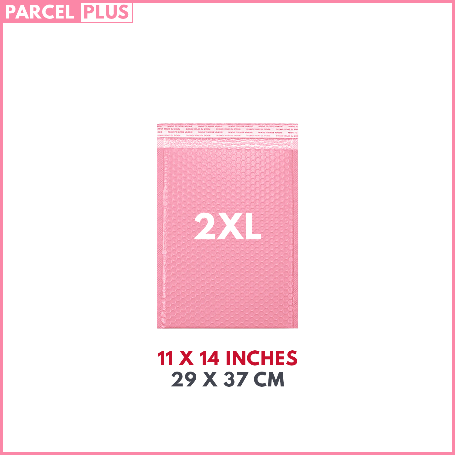 Parcel+ | Strong Large Rose Pink Bubble Padded Mailing Envelope Post Bags Postal
